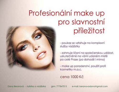 Profesionální slavnostní make-up